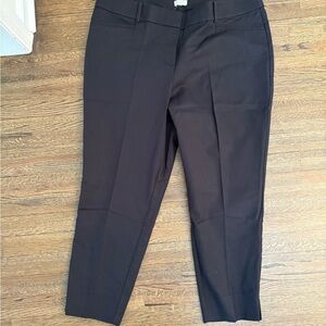 LOFT Riviera Pants - Black Cropped 16 Plus NWT